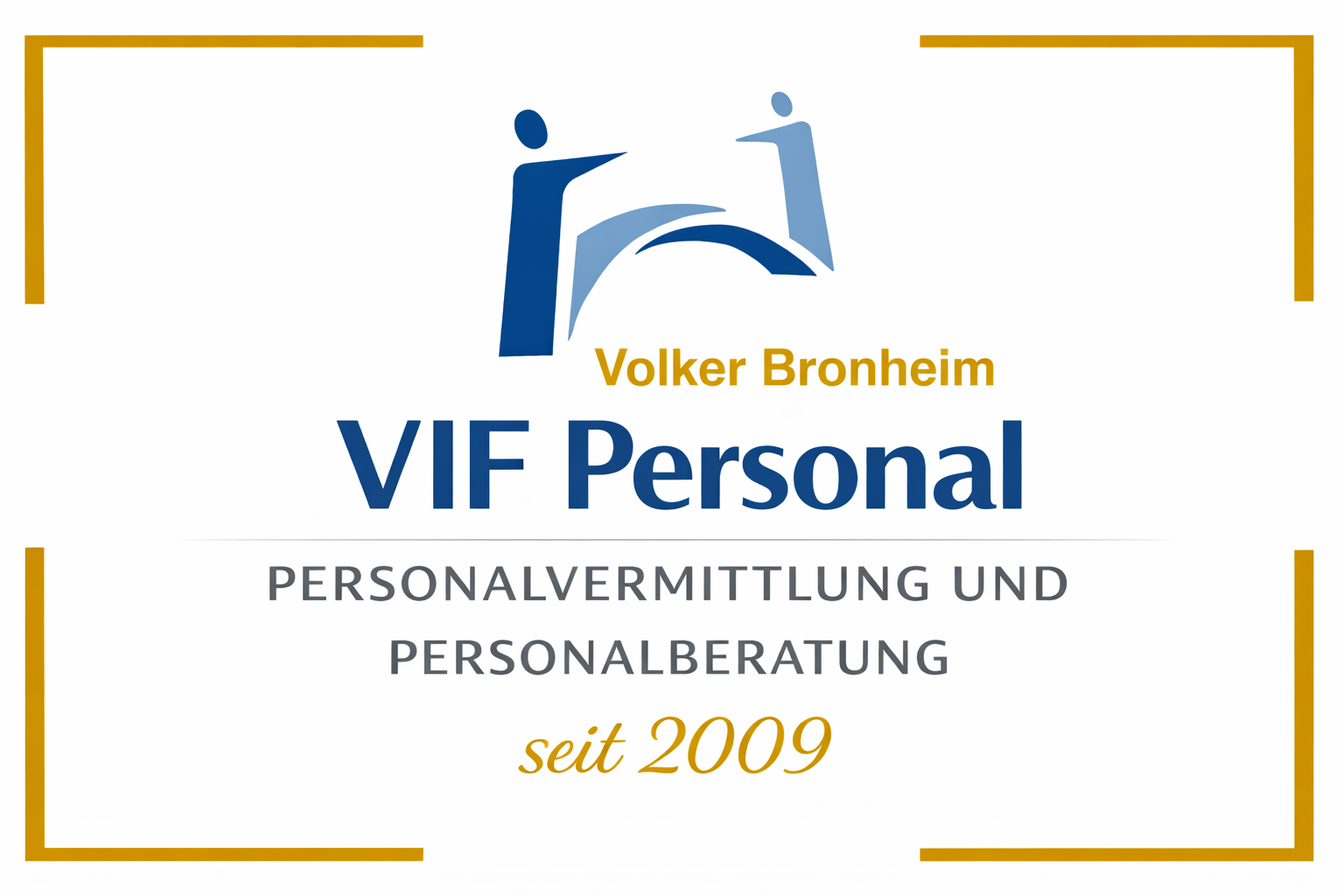 VIF Personalberatung # Vermittlung in Festanstellung # Volker Bronheim